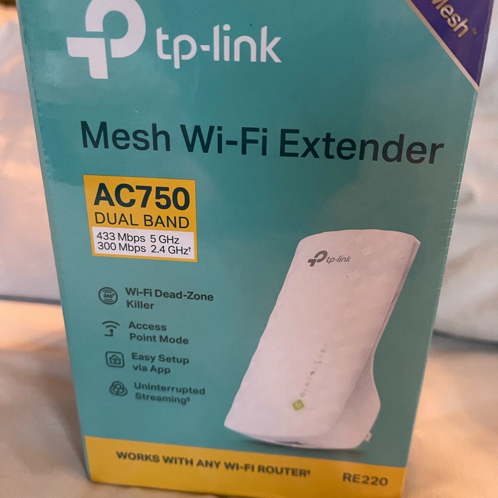 TP-Link White Dual Band Wi-Fi Extender